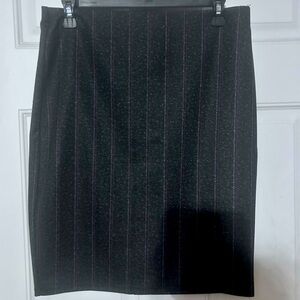 Striped pencil skirt